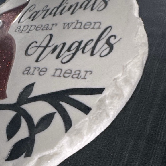 Spoontiques Glitter Cardinal Stepping Stone~NEW! - Picture 3 of 7